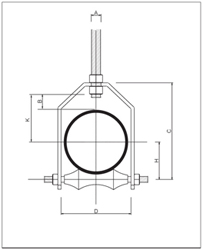 Clevis hanger